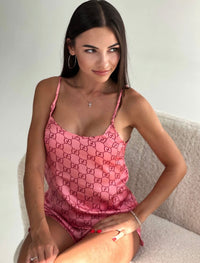 ASKILI SATEN PİJEMA TAKIMI