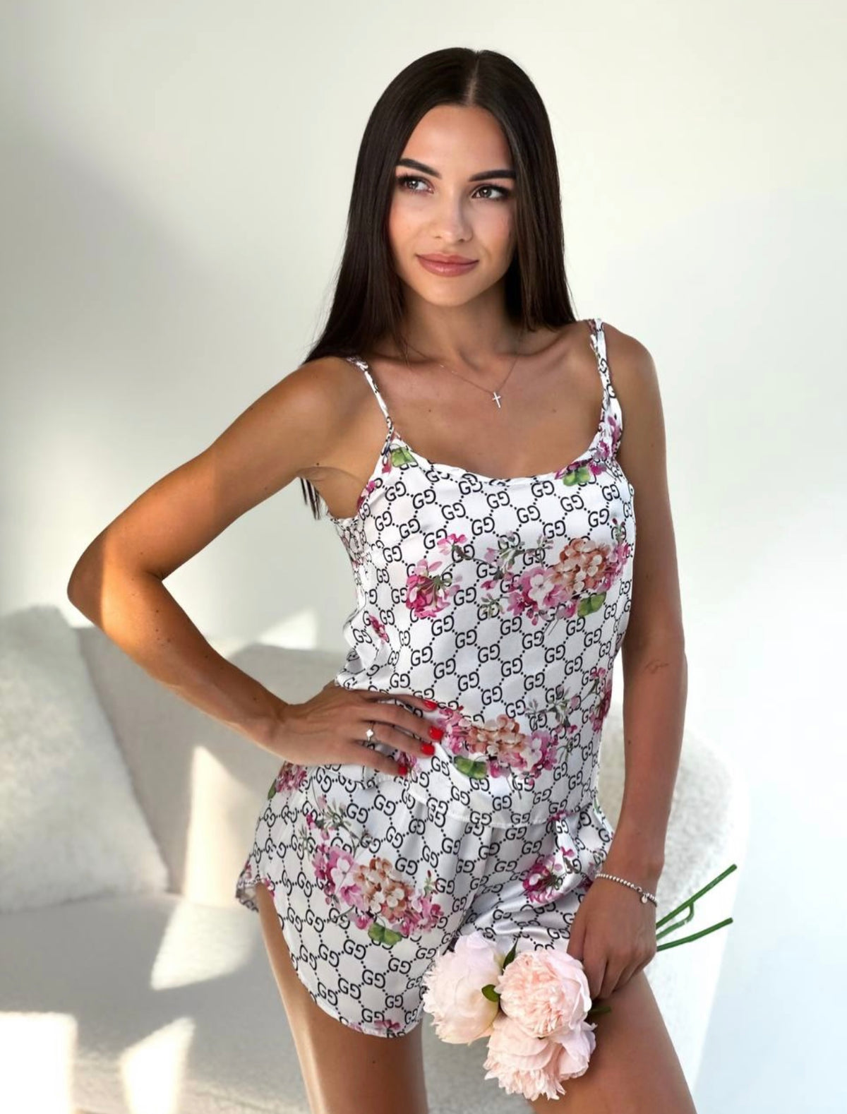 ASKILI SATEN PİJEMA TAKIMI